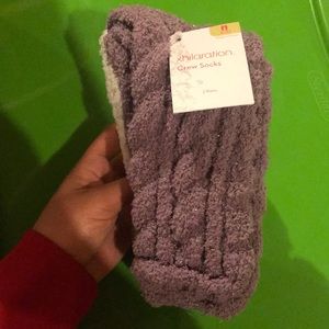 Xhilaration 2 Pair of Cozy Crew Socks
